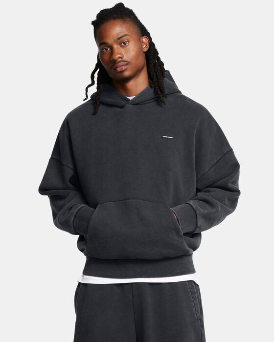 Men's UA Icon Heavyweight Fleece Wash Oversized Hoodie image number 0