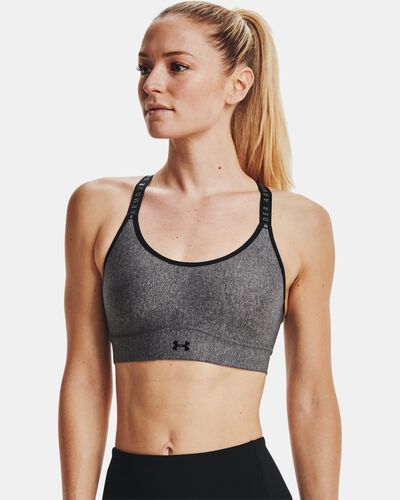 Women's UA Infinity Mid Heather Cover Sports Bra