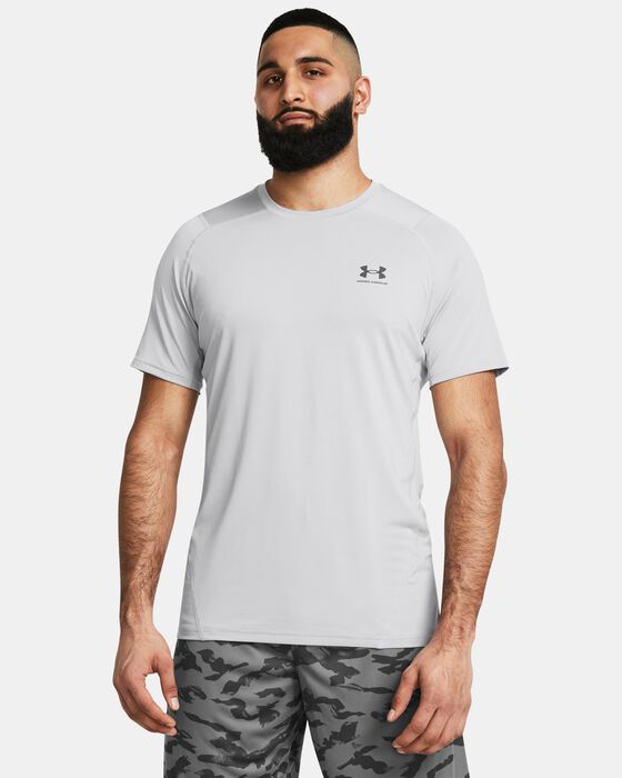 Men's HeatGear® Fitted Graphic Short Sleeve image number 0