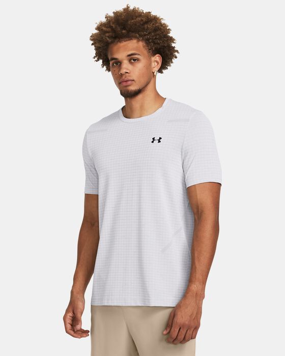 Men's UA Seamless Grid Short Sleeve image number 0