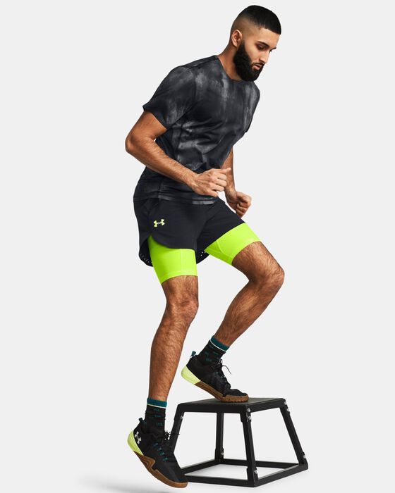 Men's UA Peak Woven 2-in-1 Shorts image number 2