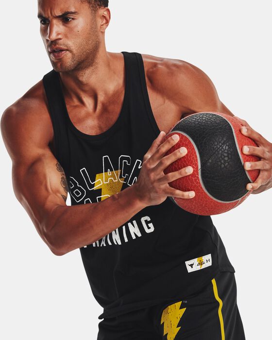 Men's Project Rock Black Adam Tank image number 0