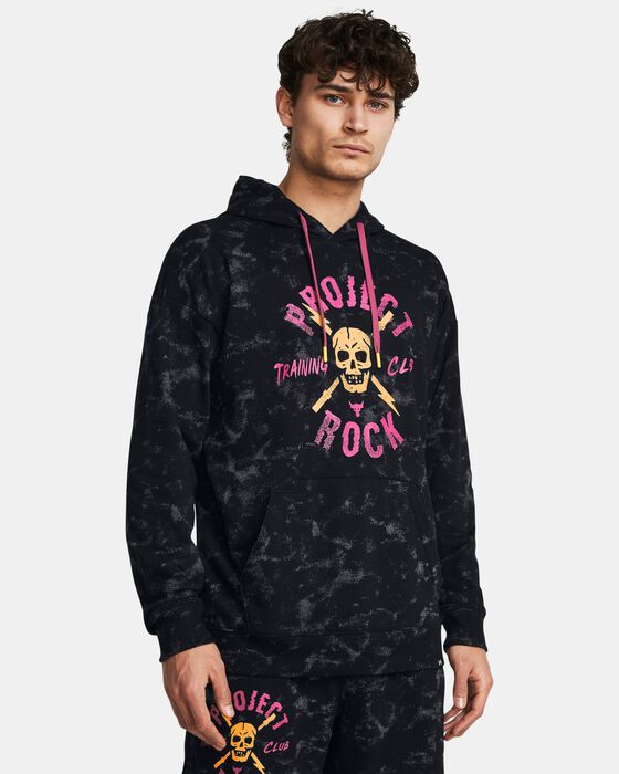 Men's Project Rock Rival Terry Printed Hoodie image number 0