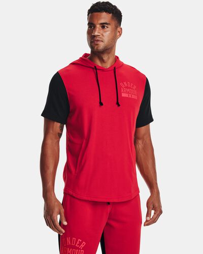 Men's UA Rival Terry Colorblock Short Sleeve Hoodie