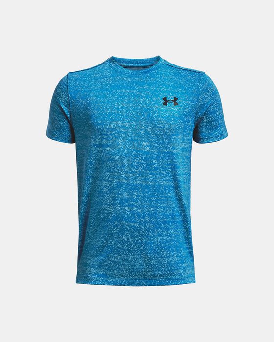 Boys' UA Tech™ Vent Jacquard Short Sleeve image number 0