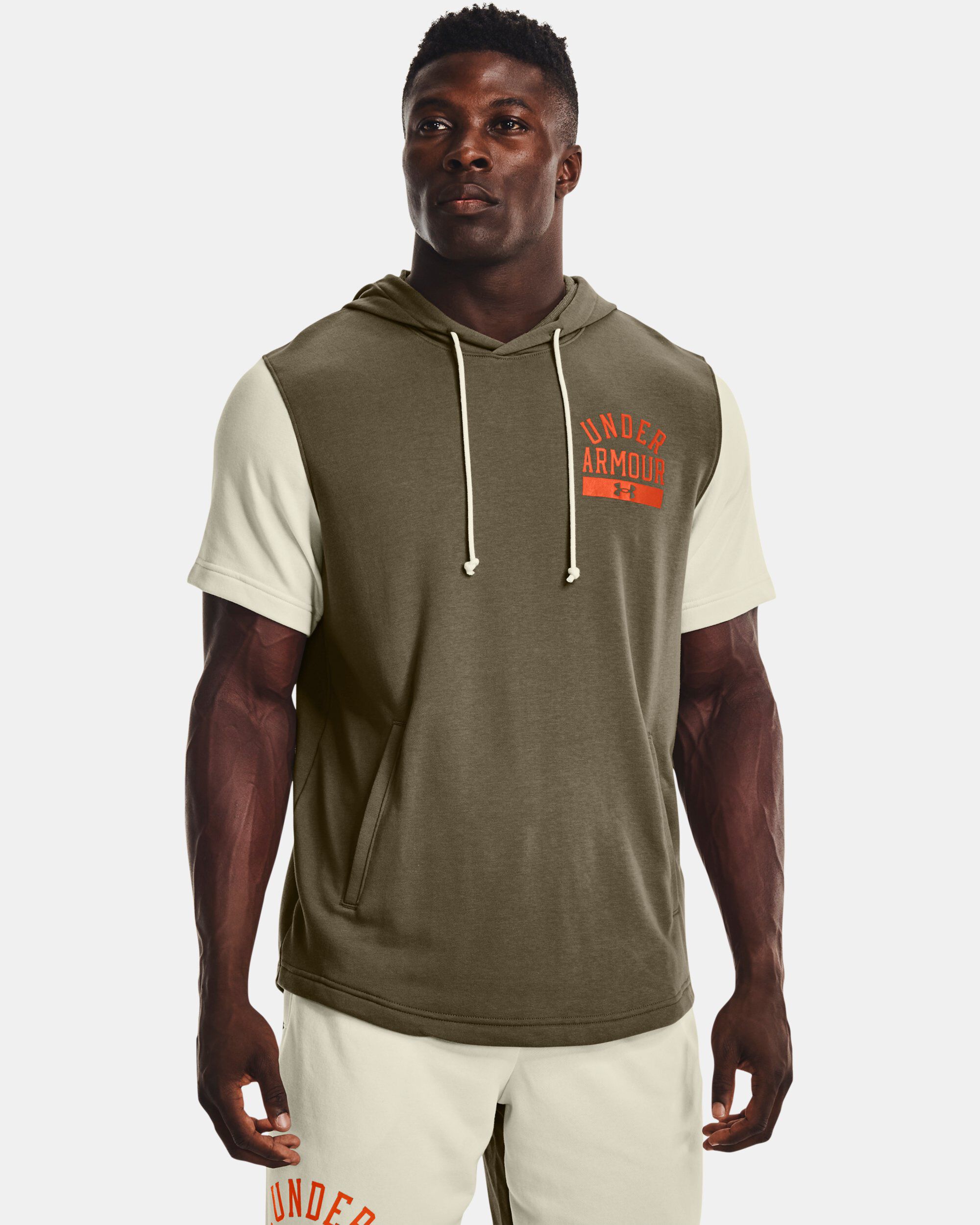 Under armour short sleeve hoodie deals