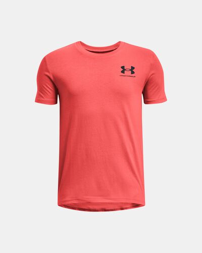 Boys' UA Sportstyle Left Chest Short Sleeve