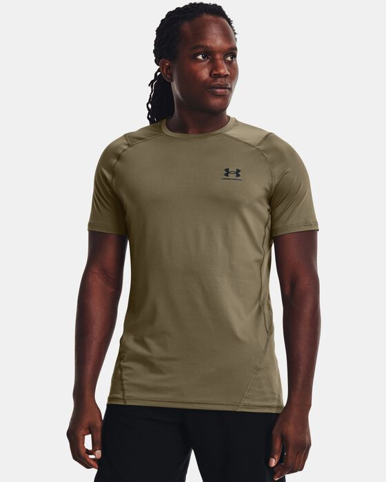 Men's HeatGear® Armour Fitted Short Sleeve image number 0