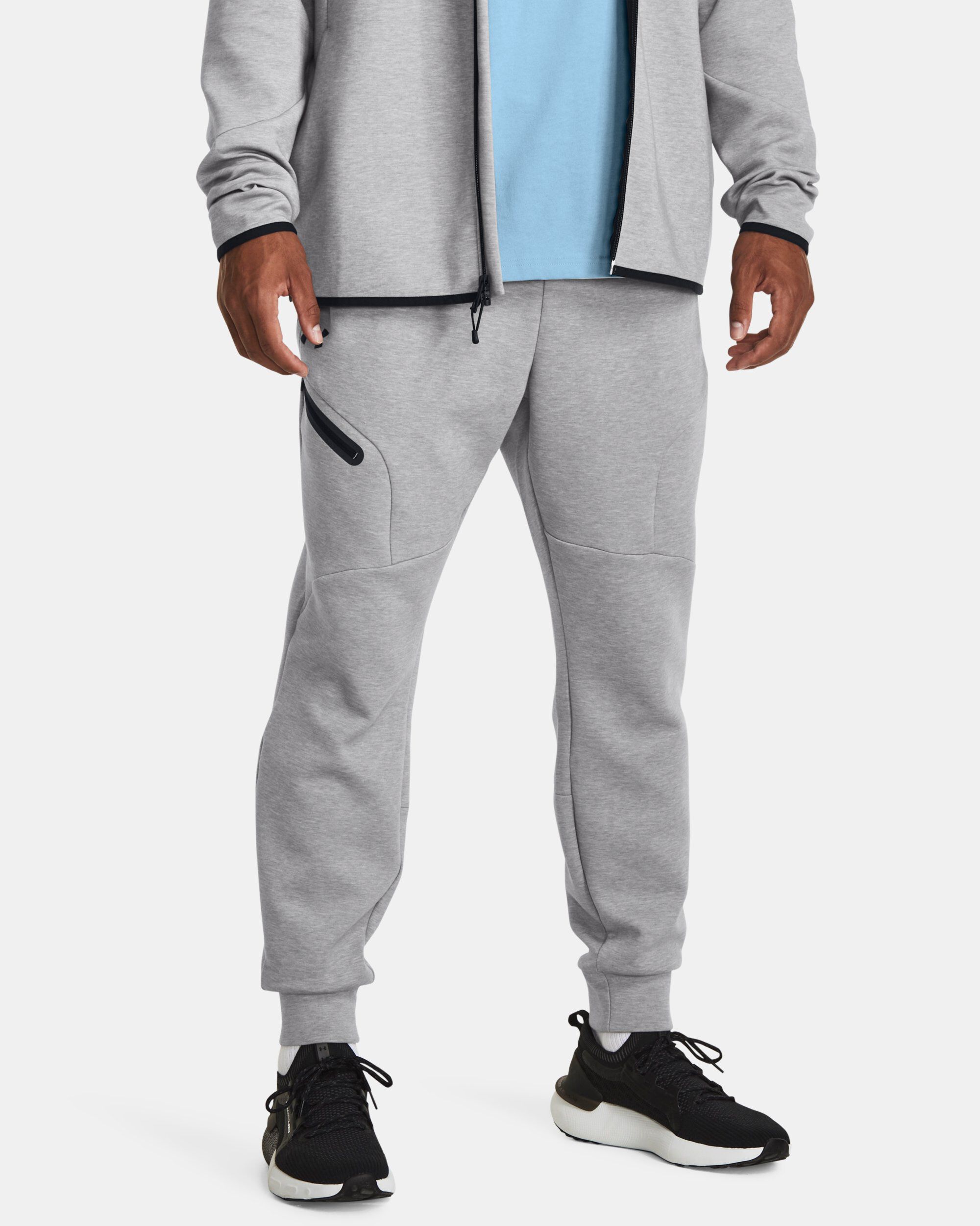 Buy Men s UA Unstoppable Fleece Joggers Grey in KSA Under Armour