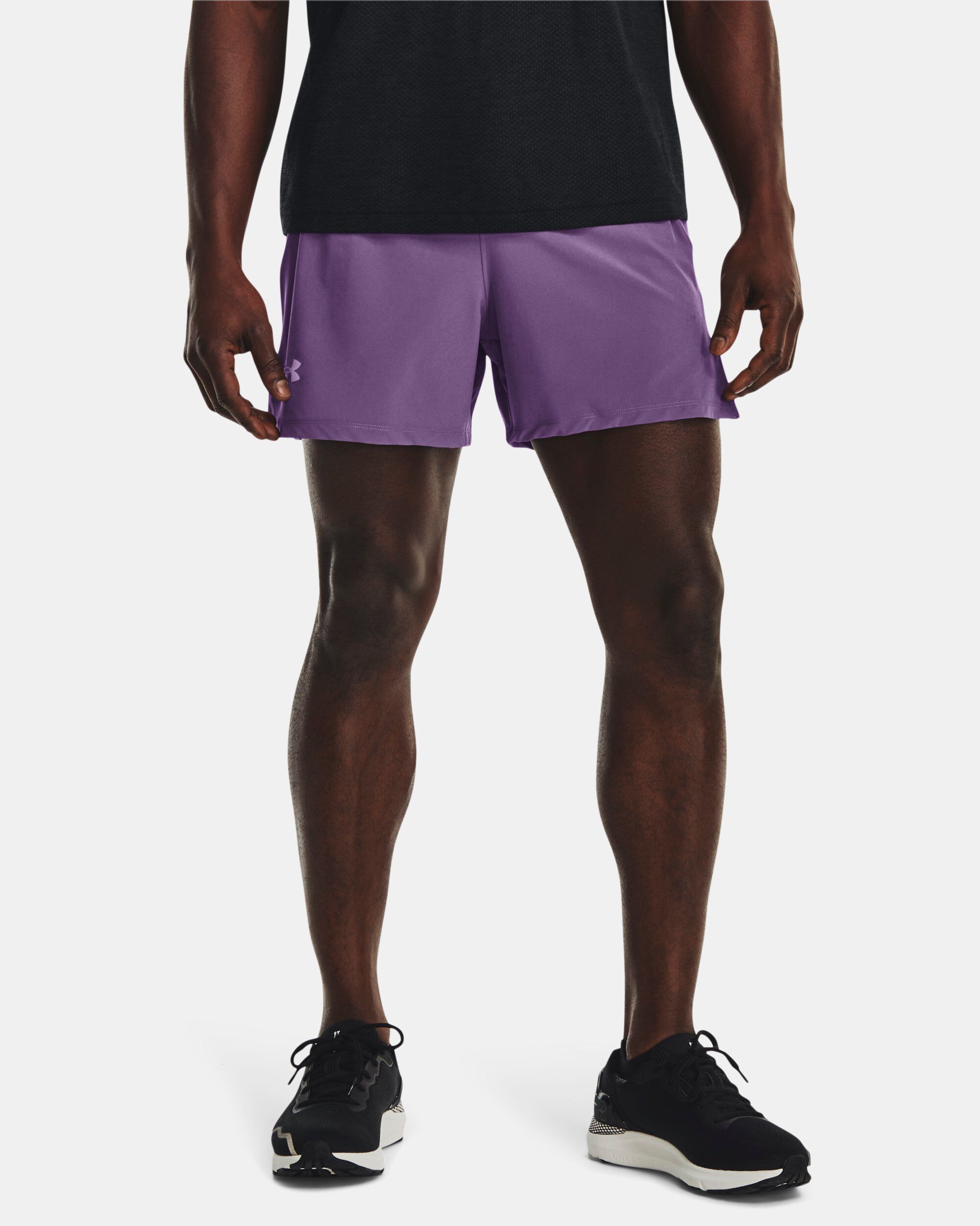 Mens purple top running shorts