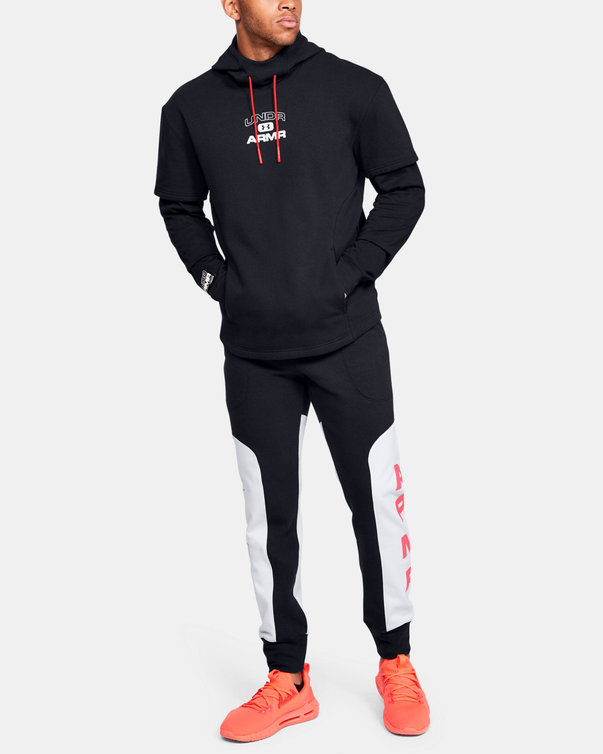 Men's ua hotsell moments fleece hoodie