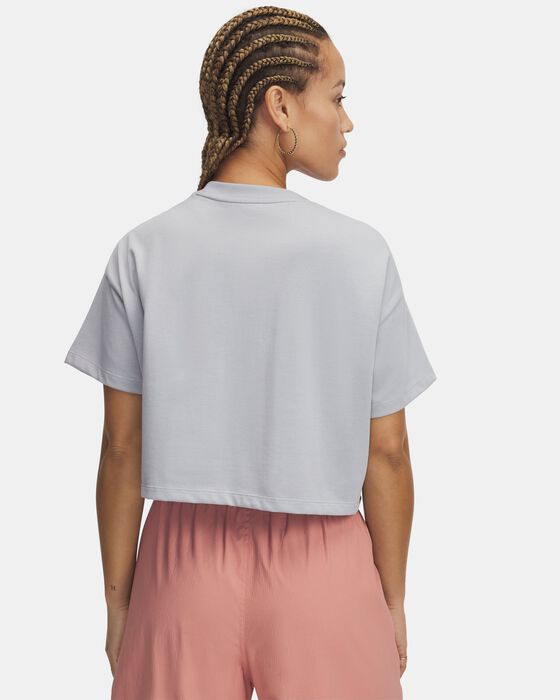 تيشيرت UA فارسيتي ميكس هيفي ويت كروب بأكمام قصيرة للنساء image number 1