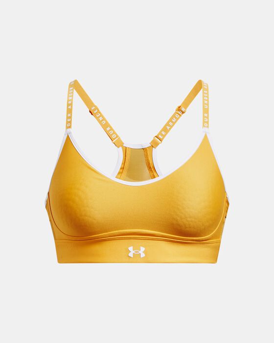 Women's UA Infinity Low Covered Sports Bra image number 10