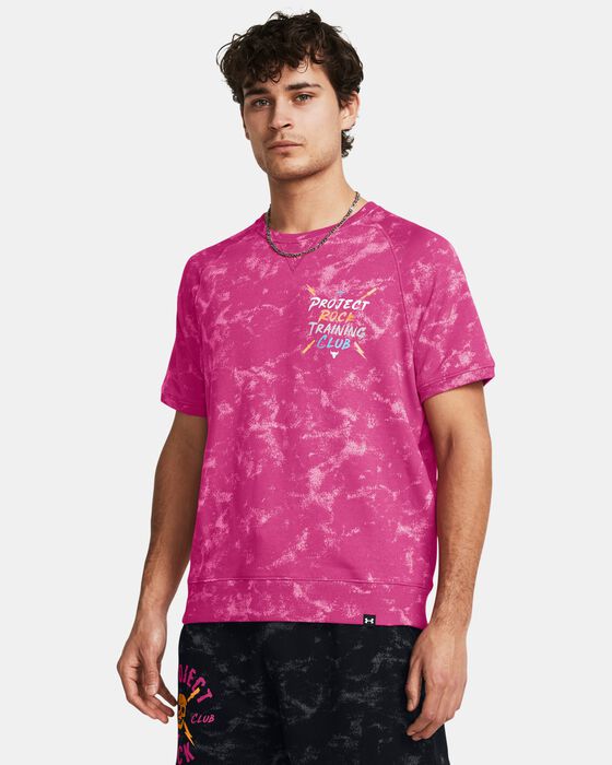 Men's Project Rock Terry Printed Crew image number 0