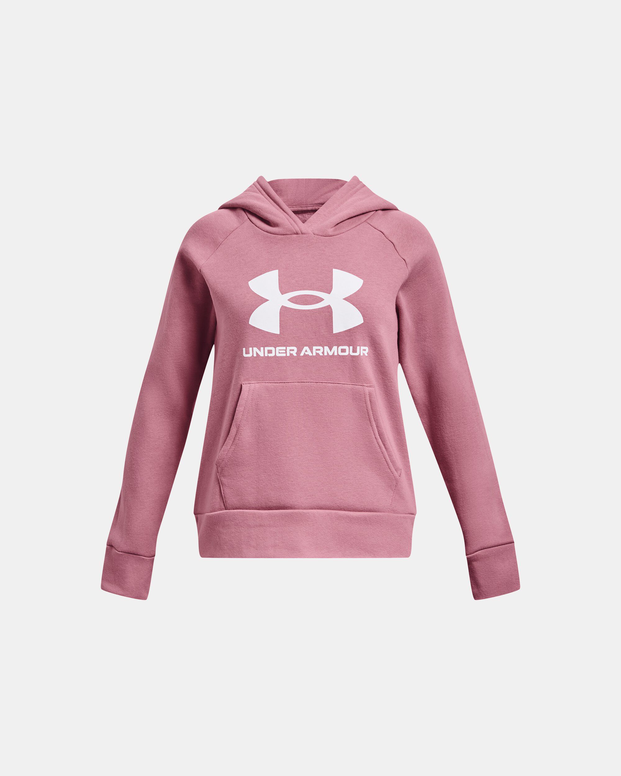 Under armour women's rival cheap fleece big logo hoodie