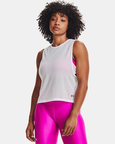 Women's HeatGear® Armour Muscle Mesh Tank