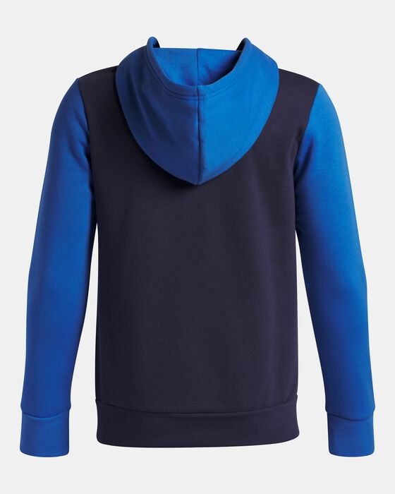 UA Rival Fleece Colorblock Graphic UA Rival Fleece Colorblock Graphic image number 1