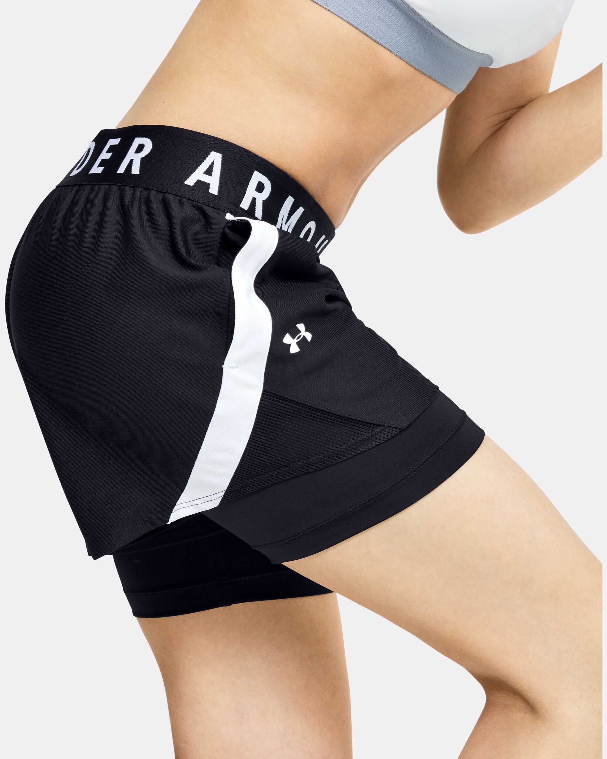 Under Armour Women s UA Play Up 2 in 1 Shorts Black in KSA