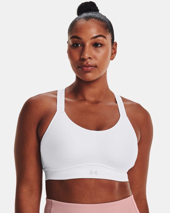 Women's UA Infinity Mid Covered Sports Bra image number 3