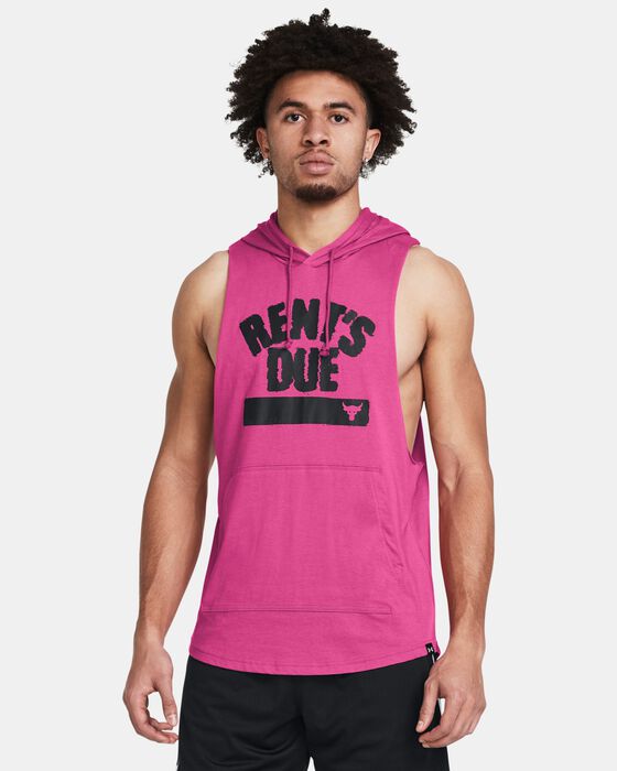 Men's Project Rock Rents Due Sleeveless Hoodie image number 0