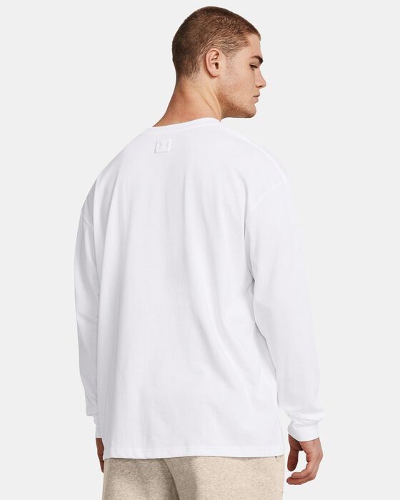 تيشيرت UA هيفي ويت تونال وورد مارك بأكمام طويلة للرجال تيشيرت UA هيفي ويت تونال وورد مارك بأكمام طويلة للرجال image number 1