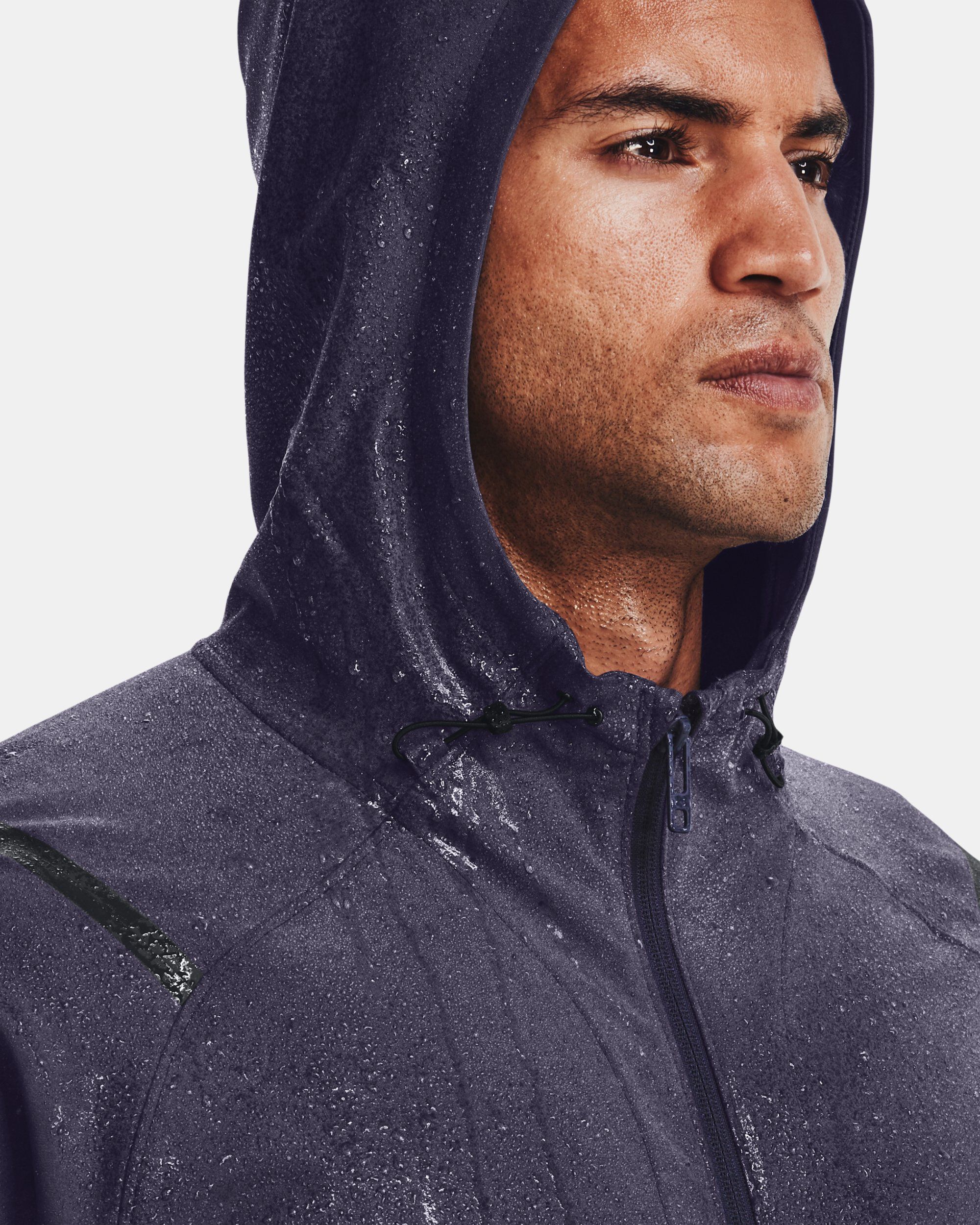 Under armour online jackets men purple